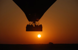 Hot air balloon ride over the Cradle of Humankind