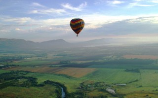 Hot air balloon ride over the Cradle of Humankind